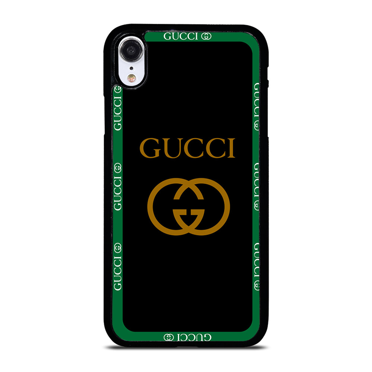 GUCCI ROUND BLACK iPhone XR Case Cover